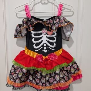 Colorful Skeleton Kids Costume
